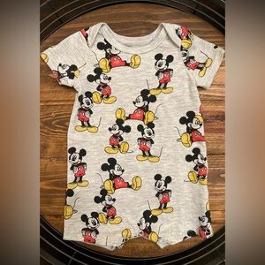 Disney Baby Mickey Mouse Romper, Size 0-3 M